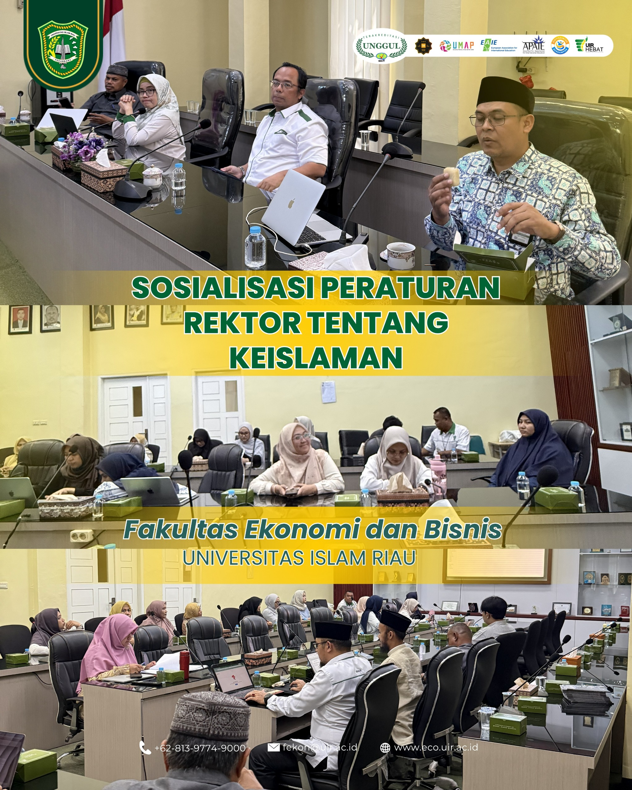 Sosialisasi Peraturan Rektor Keislaman FEB UIR